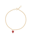 Gouden armbandje met hart heart beat