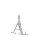 Zilveren hangertje A initial muse necklace charm