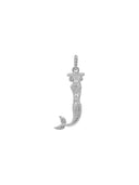 Zilveren hangertje J initial muse necklace charm