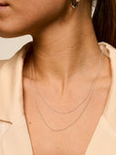 Zilveren fijne ketting anchor plain