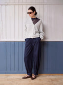 Donkerblauwe broek fernande