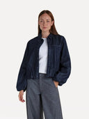 Donkerblauwe denim jacket sandrine