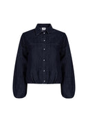 Donkerblauwe denim jacket sandrine