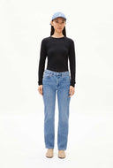 Blauwe jeans carenaa