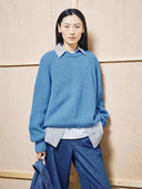 Grof gebreide trui rib knit sweater