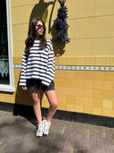 Creme gestreepte sweater iconic a frankaa