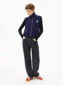 Donkerblauwe bodywarmer iconic a karlenaa