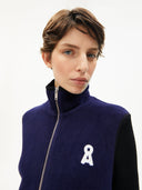 Donkerblauwe bodywarmer iconic a karlenaa