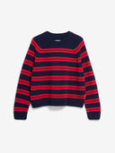 Donkerblauw gestreepte knit liliriaa