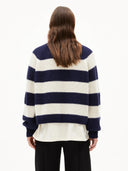 Navy gestreepte sweater kaagi stripes