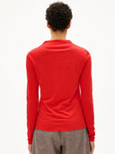 Rode longsleeve calunaa
