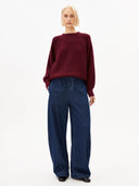 Grof gebreide trui rib knit sweater