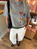 Grijs t-shirt met graphics pit stop