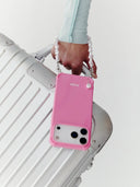 Iphone telefoonhoesje motel pink case