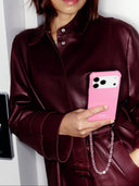 Iphone telefoonhoesje motel pink case