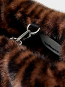 Faux fur tas met luipaardprint jelga