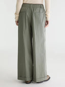 Groene wijde broek jasha