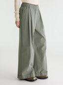 Groene wijde broek jasha