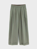 Groene wijde broek jasha