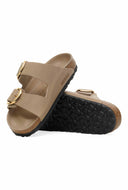 Arizona big buckle natural leather oiled