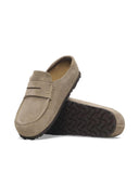 Suede loafer mule naples wrapped
