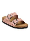 Roze suede sandalen arizona