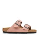 Roze suede sandalen arizona