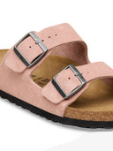 Roze suede sandalen arizona