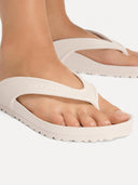 Creme teenslippers honolulu eva