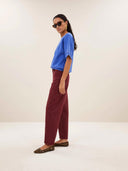 Sweater met korte mouwen gina top