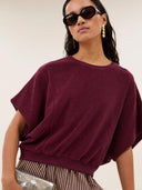 Bordeaux top nuki slub