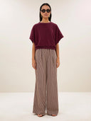 Bordeaux top nuki slub