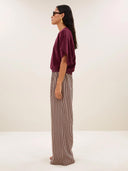Bordeaux top nuki slub