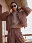 Bruine puffer jacket joy