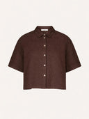 Korte linnen blouse mara