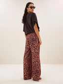 Donkerbruine top nuki slub