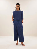 Donkere denim top ginza