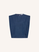 Donkere denim top ginza