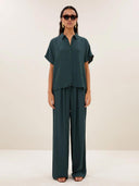 Viscose blouse barley