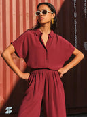 Viscose blouse barley