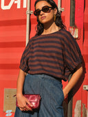 Gestreepte top merle big stripe