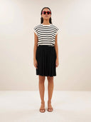Gestreepte top tobi stripe logo