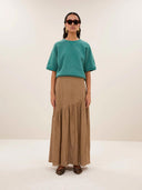 Sweater met korte mouwen gina top