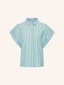 Lichtblauwe blouse pixie sea stripe