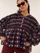 Rode ikat blouse mine