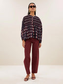Rode ikat blouse mine