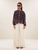 Rode ikat blouse mine
