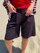Geplooide bermuda short finn