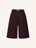 Geplooide bermuda short finn