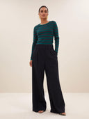 Gestreepte longsleeve big stripe top